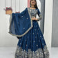 Vichitra Silk Embroidered Lehenga Choli for Wedding & Festive Wear