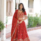 Vichitra Silk Embroidered Lehenga Set for Wedding and Festive Wear