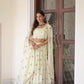 Vichitra Silk Multi Embroidered Lehenga Set for Wedding and Festive Wear
