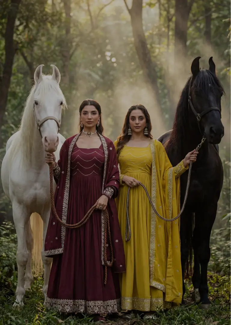 Vichitra_Silk_Sequined_Embroidered_Gown_Set_Mobile_1