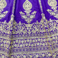 Violet Zari Dori Lehenga
