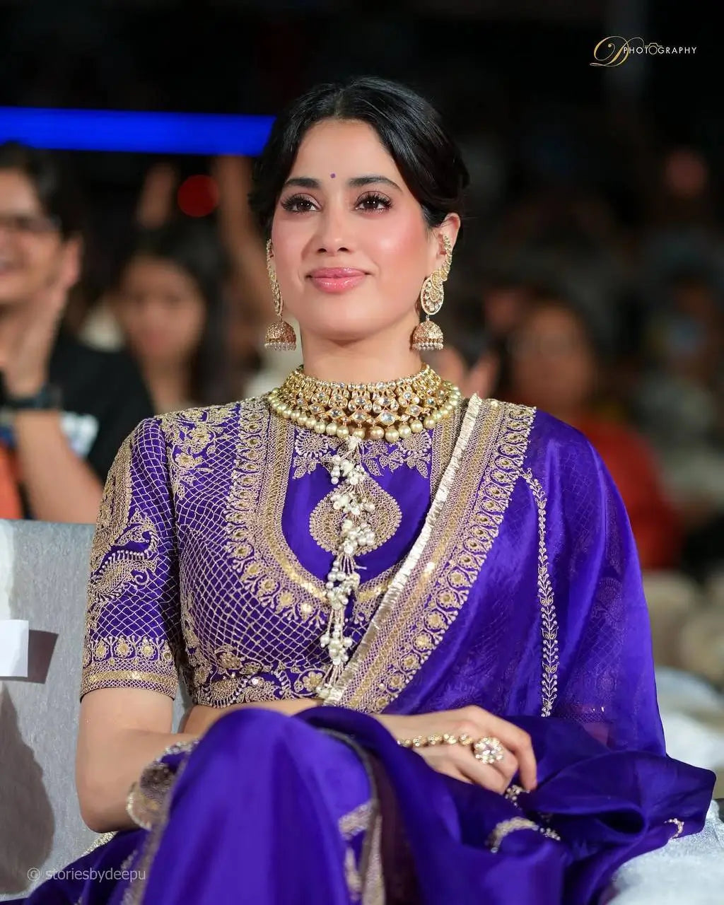 Violet Zari Dori Lehenga