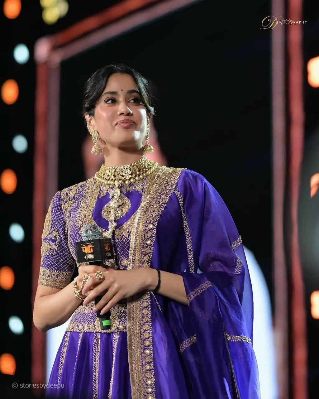 Violet Zari Dori Lehenga
