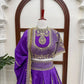 Violet Zari Dori Lehenga