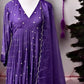 Viscose Georgette Party Wear Gown with Dupatta