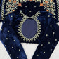 Viscose Velvet Embroidered Plazo Suit Set