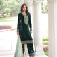 Viscose Velvet Embroidered Suit Set