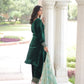 Viscose Velvet Embroidered Suit Set