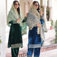 Viscose Velvet Embroidered Suit Set
