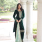 Viscose Velvet Embroidered Suit Set