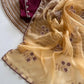 Wari Chiffon Silk Saree with Cutdana Work