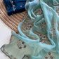 Wari Chiffon Silk Saree with Cutdana Work