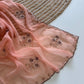 Wari Chiffon Silk Saree with Cutdana Work