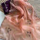 Wari Chiffon Silk Saree with Cutdana Work