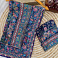 Designer Chinnon Silk Saree with Mirror Work for Festive and Wedding Wear
