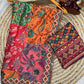 Designer Chinnon Silk Saree with Mirror Work for Festive and Wedding Wear