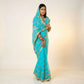 Handworked Gota Patti Georgette Saree with Sequence Lace Border