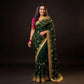 Handworked Gota Patti Georgette Saree with Sequence Lace Border