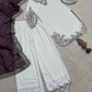 White Cutwork Embroidered Kurti