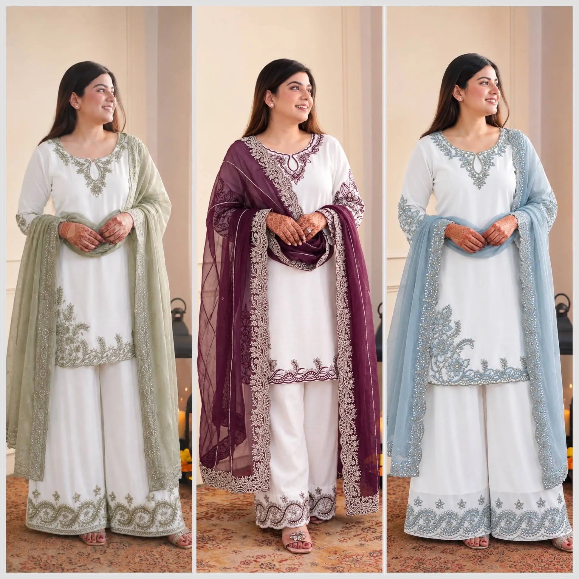 White Cutwork Embroidered Kurti