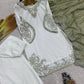 White Cutwork Embroidered Kurti