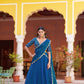 Wine Fendi Silk Sequin Lehenga Set