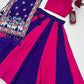 Wine Folk Shrug Lehenga
