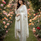 Wine Heavy Fendy Silk Embroidered Sharara Suit Set with Thread Sequins Dupatta | Festive Party Wear