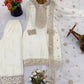 Wine Heavy Fendy Silk Embroidered Sharara Suit Set with Thread Sequins Dupatta | Festive Party Wear