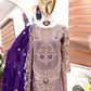 Wine Maroon Crunchy Silk Embroidered Kurti Palazzo Set for Wedding & Festive Wear