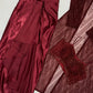 Wine Sequin Shrug Co-ord Set