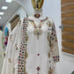 Yellow Chinon Silk Embroidered Sharara Suit with Dupatta – Heavy Sequence Work | Wedding & Festive Wear