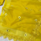 Yellow Daisy Thread-Work Suit