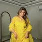 Yellow Daisy Thread-Work Suit