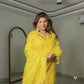 Yellow Daisy Thread-Work Suit