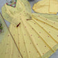 Yellow Floral Dot Anarkali