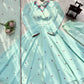 Yellow Floral Dot Anarkali