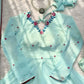 Yellow Floral Dot Anarkali
