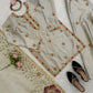Zapan Satin Silk Sharara Set With Thread Work