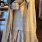 Zapan Satin Silk Sharara Set With Thread Work