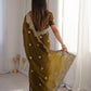 Zari Bordered Shimmer Saree