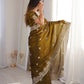 Zari Bordered Shimmer Saree