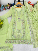 Zari Embroidered Georgette Suit