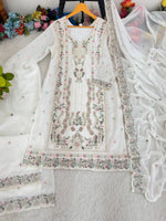 Zari Embroidered Georgette Suit