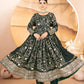 Zari Sequin Anarkali Gown