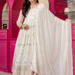Zari Sequin Anarkali Gown