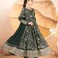 Zari Sequin Anarkali Gown