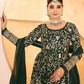 Zari Sequin Anarkali Gown