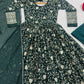 Zari Sequin Anarkali Gown