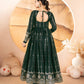 Zari Sequin Anarkali Gown